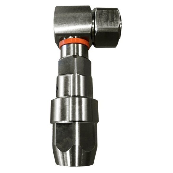 Connecteur coudé mâle 4.3-10, câble 1/2 L4HR-D