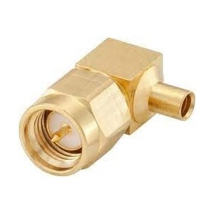 Conector SMA macho acodado para UT141, 32S206-272L5