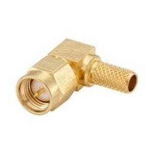Conector SMA macho acodado para RG142, 32S207-307L5
