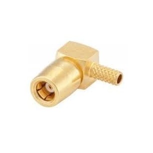 Female 90º angled SMB connector for RG316, 59K214-303L5