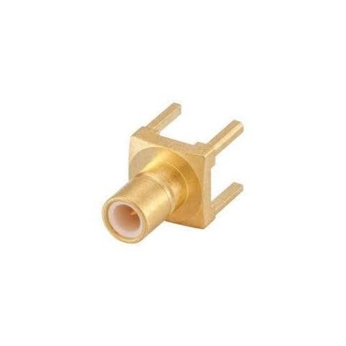 Male 180º straight SMB connector for PCB, 59S101-400L5