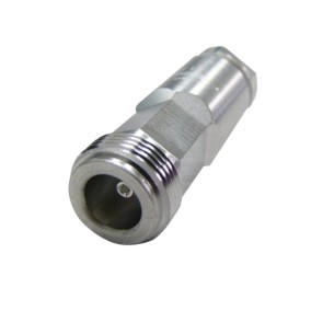 Straight female N connector for 1/4 cable, L1TNF-PL