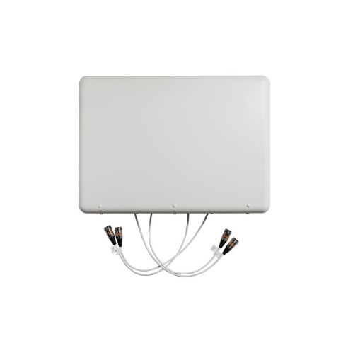 Antenne de couverture directionnelle intérieure, Low PIM 4X4 MIMO, 698-960 MHz, 1695-2700 MHz et 3300-4200 MHz CMAX-DMF4-43-WI53