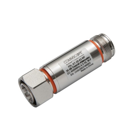 Attenuator 4.3-10(Male-Female), 20dBs, AT-20-43-MF
