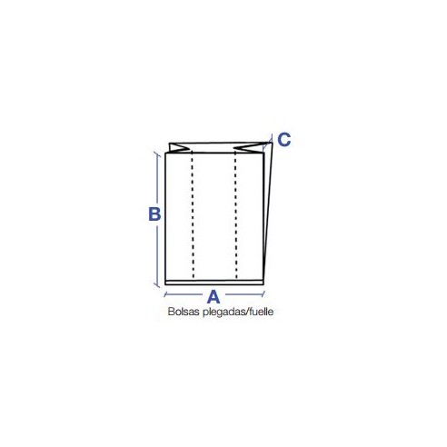 Roll of 100 120l dissipative bags. 3110.850.2