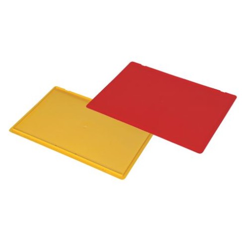 Boîte empilable dissipative jaune. 5311.Y.20.L