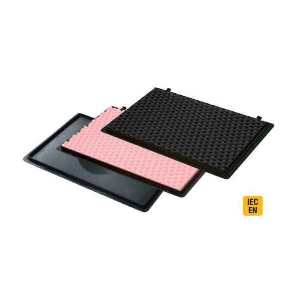 Tapa para caja apilable conductiva. 5310.64
