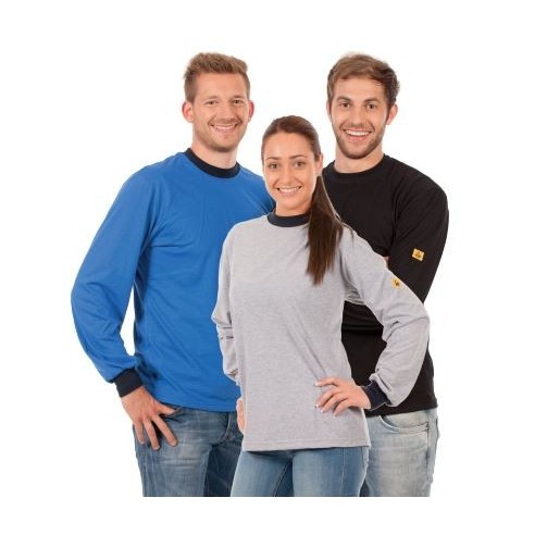 T-shirt ESD à manches longues, 264x.Tx