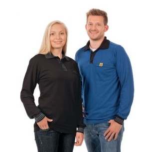 Polo ESD manga larga, 264x.P.x