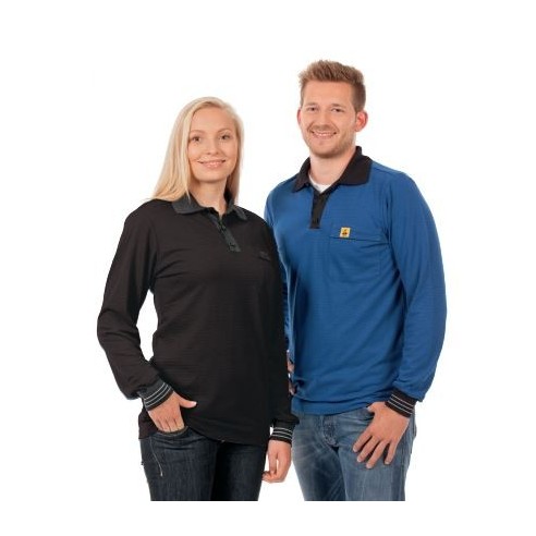 ESD long sleeve polo, 264x.Px