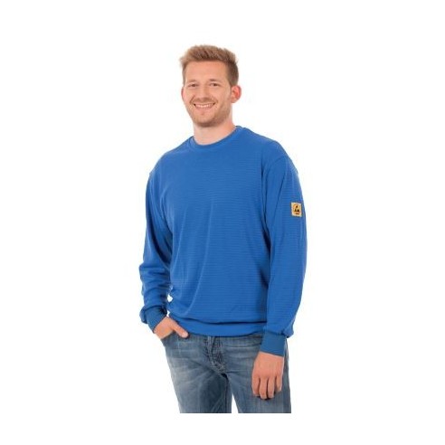 ESD sweatshirt m/l BLUE, 2671.SS.Bx