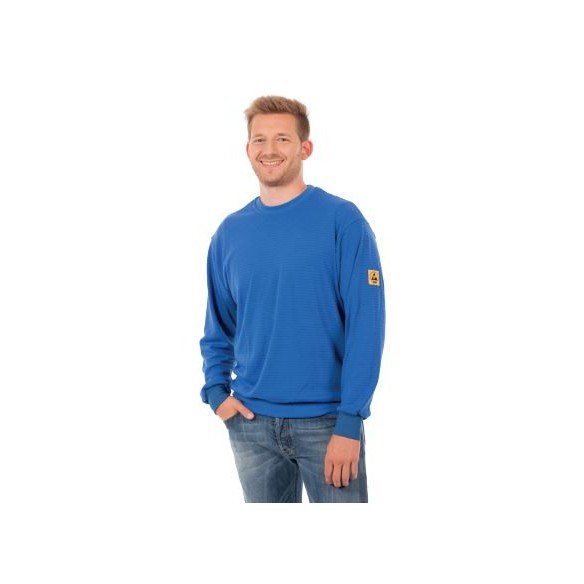 ESD sweatshirt m/l BLUE, 2671.SS.Bx