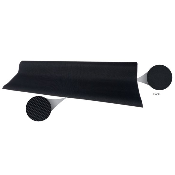 Black non-slip dissipative rubber roll. 1453.7300.R