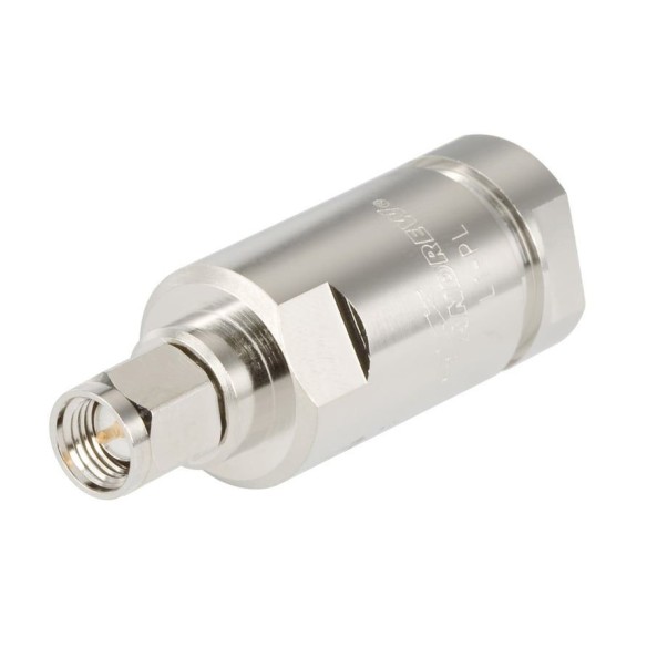 SMA male connector for LDF1-50 cable, L1TSM-PL