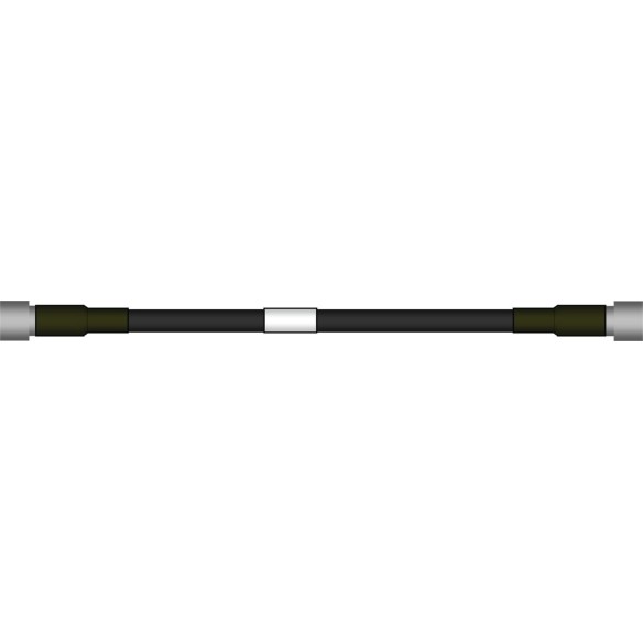Connecteur SureFlex® Jumper 1/4S NEX10 mâle vers 4,3-10 mâle, 2 m - F1A-XMHM-2M-P