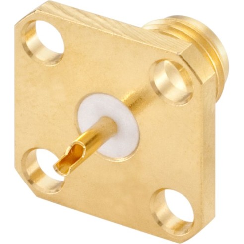 SMA female connector panel 4 holes, 32K421-200E3