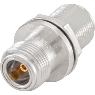 Chassis Female/Female N Adapter Pressurized Round Flagia with Nut 53K502-K00N5