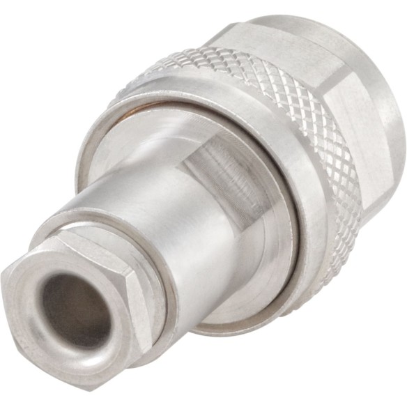N connector (50Ohm) male straight RG58, RG223, RG400, RG142 solder-clamp, 53S114-006N5