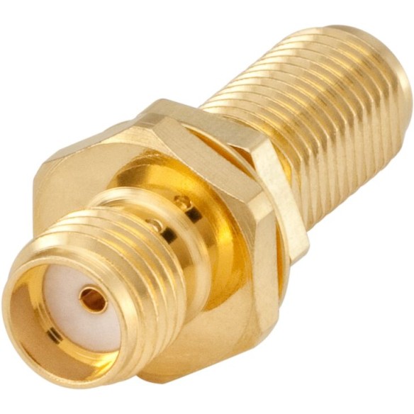 SMA female - female straight adapter bulkhead type, 32K601-K00L5
