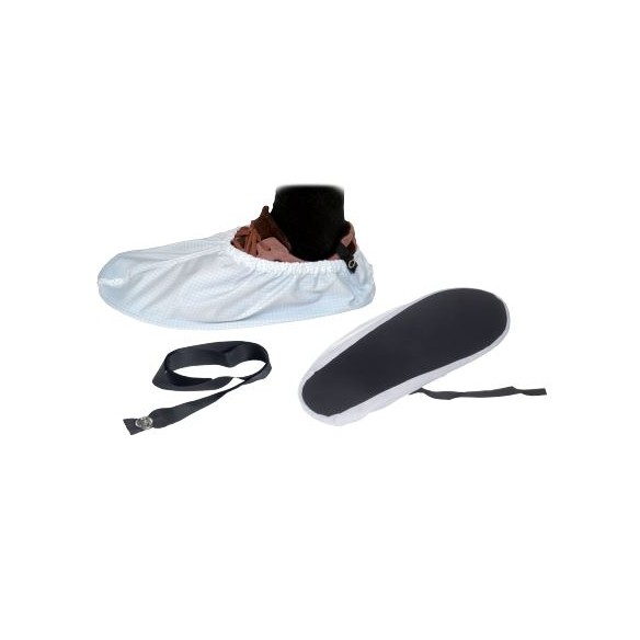 Reusable booties with ground connection. 8781.PB