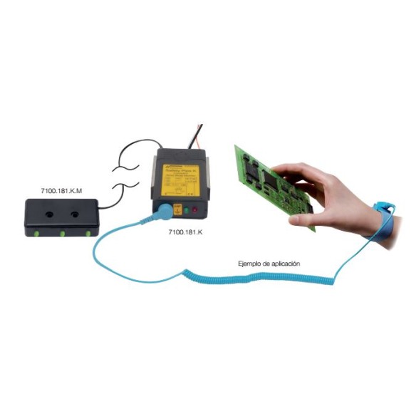 Application example for high luminosity LED module with Safety Pips.