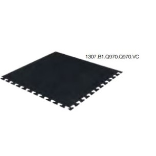 Coin de tapis anti-fatigue ESD 750X950X13mm. Pour rejoindre le côté
