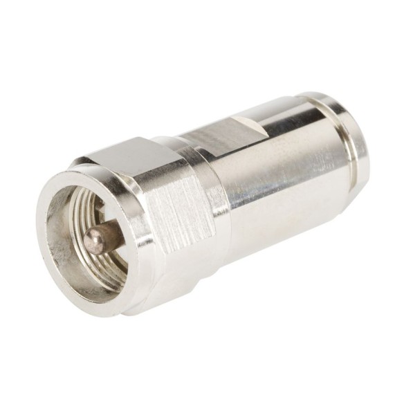 UHF Male Connector for CNT-400 braided cable, 400PUM