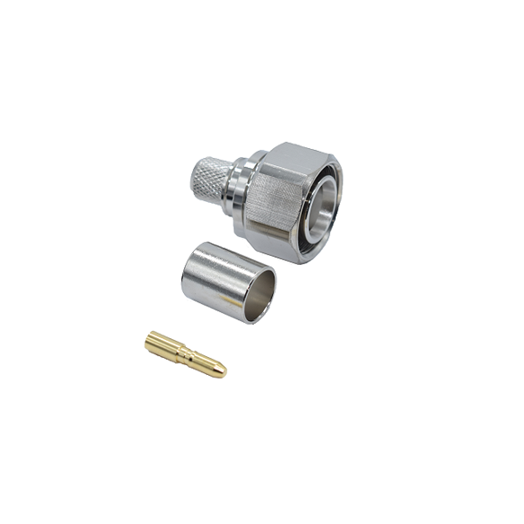 Connecteur 4.3-10 mâle droit LMR/RTK/CNT-400 à sertir, CON4310M-R-N9-CR