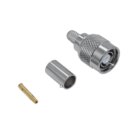 Conector TNC macho recto Polaridad Invertida ( pin central hembra) para cable LMR/CNT/EP-240, CONTNCRPM-R-Y8