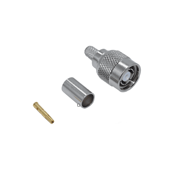 Conector TNC macho recto Polaridad Invertida ( pin central hembra) para cable LMR/CNT/EP-240, CONTNCRPM-R-Y8