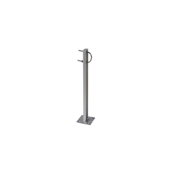 Soporte recto con perfil en U, 500mm Zinc + RPR - Televes ref. 2404