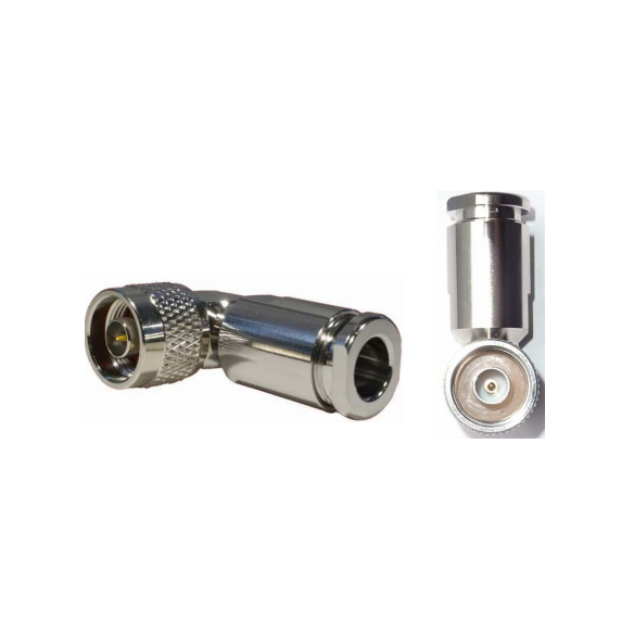 Right angle plug N-type connector for ECOFLEX10 cable, ref 7360