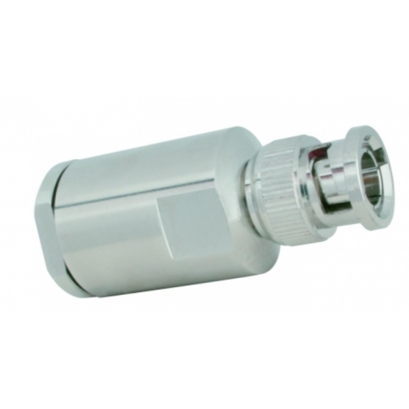 BNC straight plug connector ECOFLEX10 solder, ref 7379