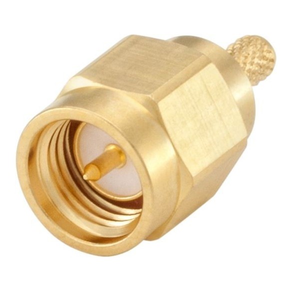 SMA Male Straight Connector for RG174, 32S107-302L5