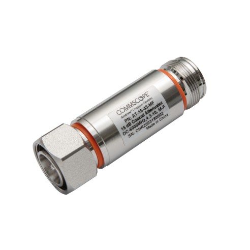Atténuateur 4,3-10 (mâle-femelle), 15 dB, AT-15-43-MF
