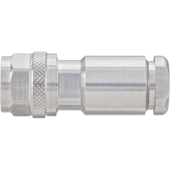 Connecteur N mâle pour câble RG8/LMR400/RTK400. Springfinger - Clamp, 53S10A-0N9N1Q-E