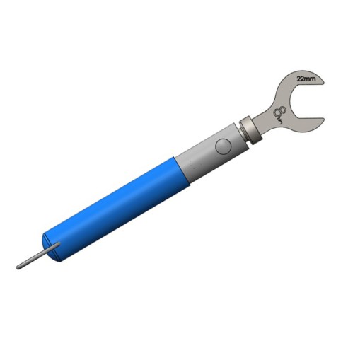 Llave dinamométrica para conector 4.3-10, 22 mm apertura, Ref. TW-4310-SP