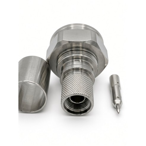 Connecteur mâle droit DIN 7/16" pour câble CNT/LMR/EP-600, CON716M-R-600