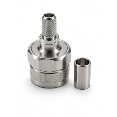 Male N connector for CNT/LMR/EP-240 cable, CONNM-R-240