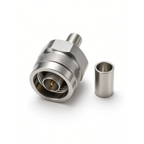 Male N connector for CNT/LMR/EP-240 cable, CONNM-R-240