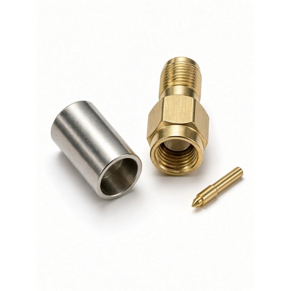 SMA straight plug connector CNT/LMR/EP-240, CONSMAM-R-240