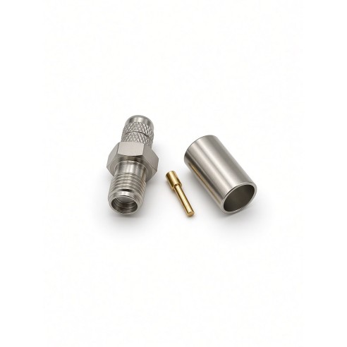 SMA straight jack connector CNT/LMR/EP-240, CONSMAH-R-240