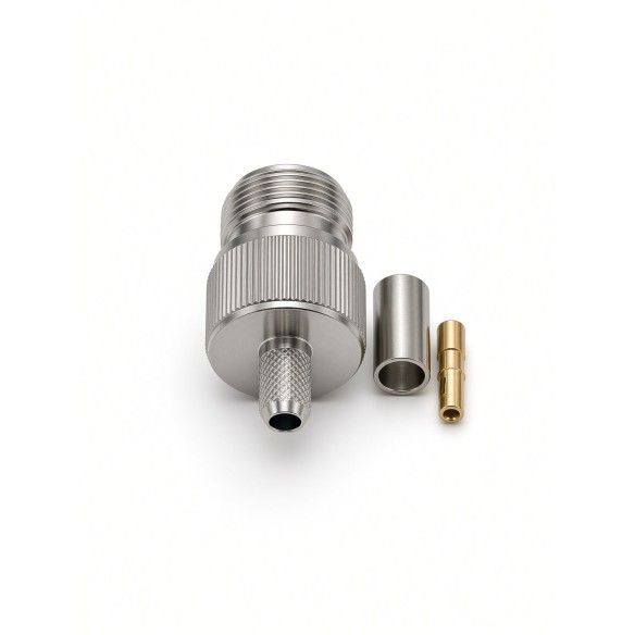 N-type jack connector LMR/EP-200 crimp, CONNH-R-200