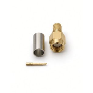 Conector SMA macho para cable LMR/EP-200, CONSMAM-R-200