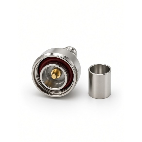 DIN 7/16 male connector for CNT/LMR/EP-240 cable, CON716M-R-400