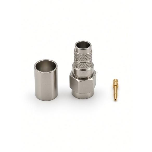 Conector SMA macho polaridad invertida (pin hembra) para CNT/LMR/EP-240, CONSMARPM-R-Y8