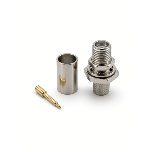 SMA female connector reverse polarity (male pin) for CNT/LMR/EP-240 cable, CONSMARPH-R-Y8