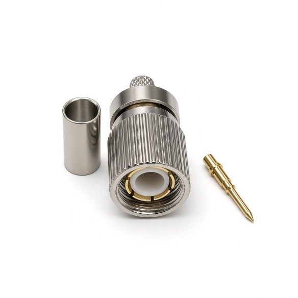 Conector 1.6/5.6 macho para cable tipo FLEX 3 de crimpar, CON16M-R-P7-FC