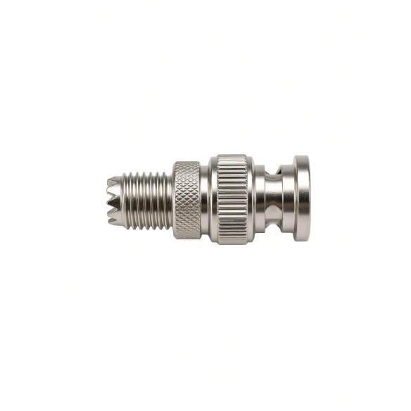 Adaptador coaxial BNC macho a MINI UHF hembra