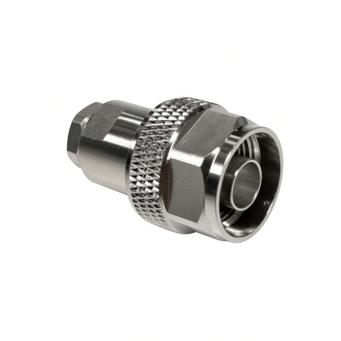 Connecteur mâle droit N pour câble RG58/RG223, type à pince, CONNM-R-06CL